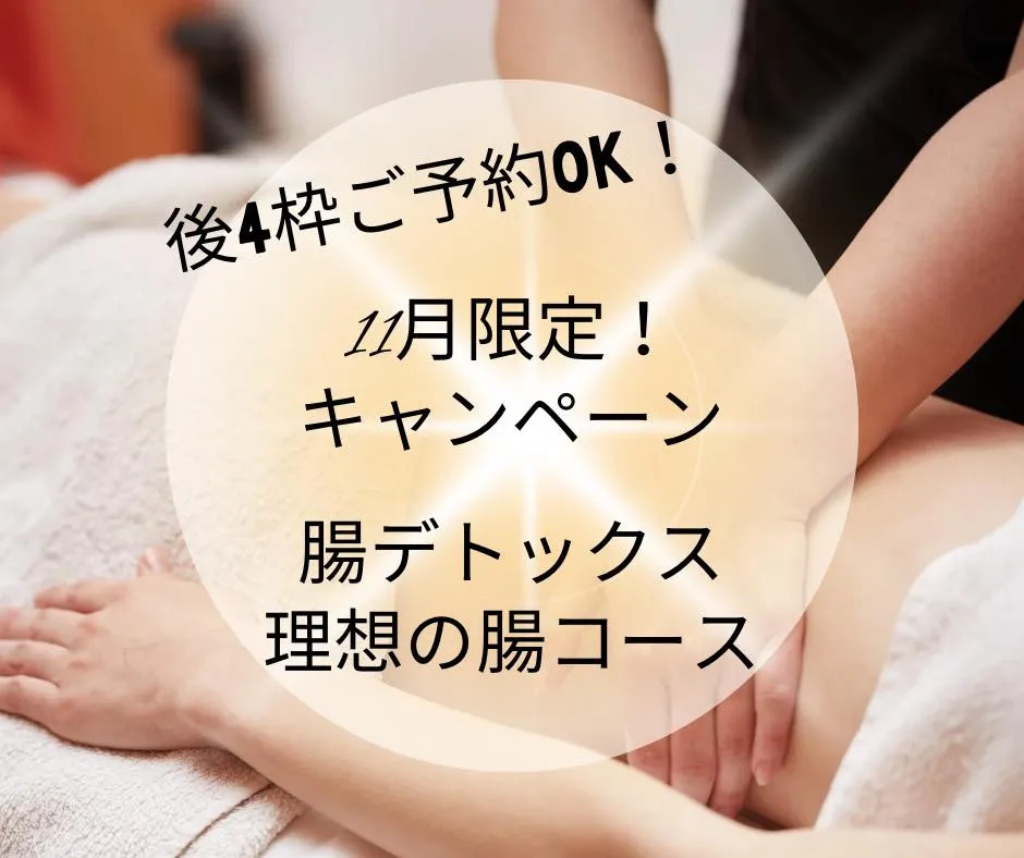 11月キャンペーンやってます。